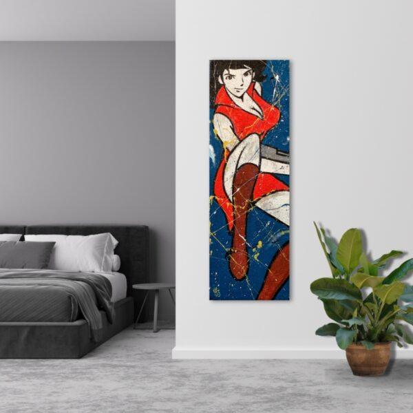 Juta Action Verticale Fujiko Sfondo Blu