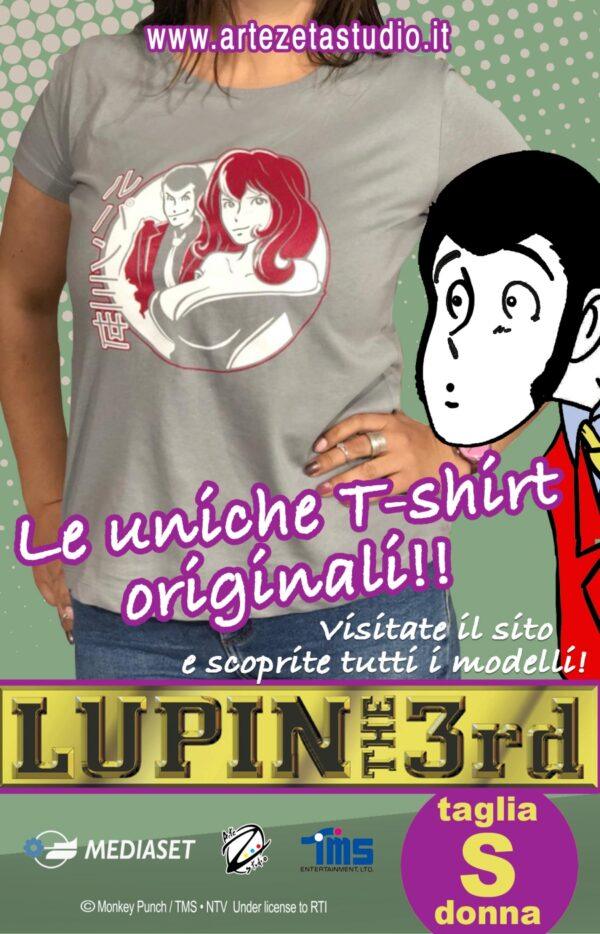 T-shirt LUPIN E FUJIKO GRIGIA UOMO