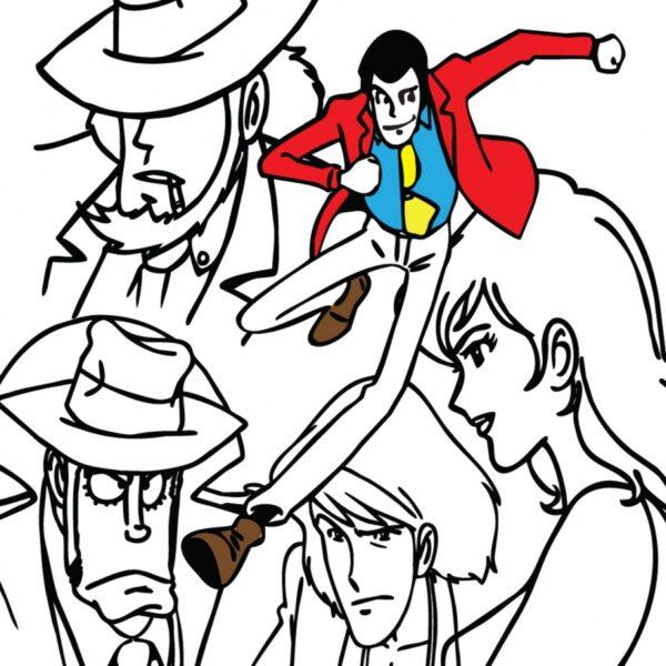 Tela Series Lupin Faces White