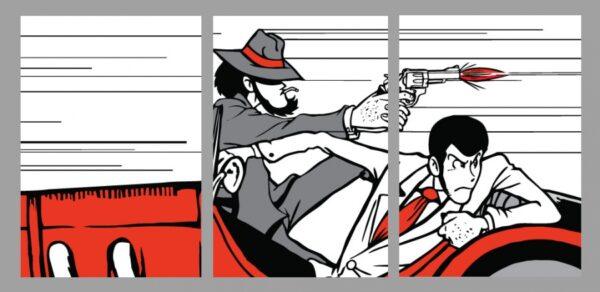 Trittico Lupin Jigen Mercedes SSK