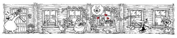 Lupo Alberto La fattoria Striscia