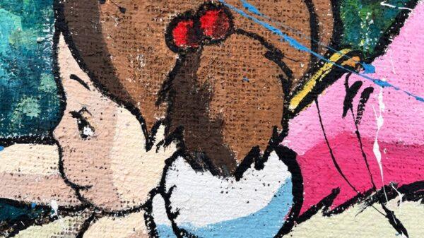 Juta Totoro e Mei nella Foresta