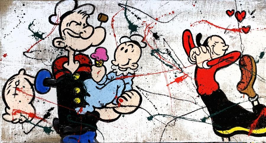 Juta Braccio di Ferro, Olivia e Pisellino