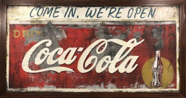 Insegna Coca Cola Old Vintage
