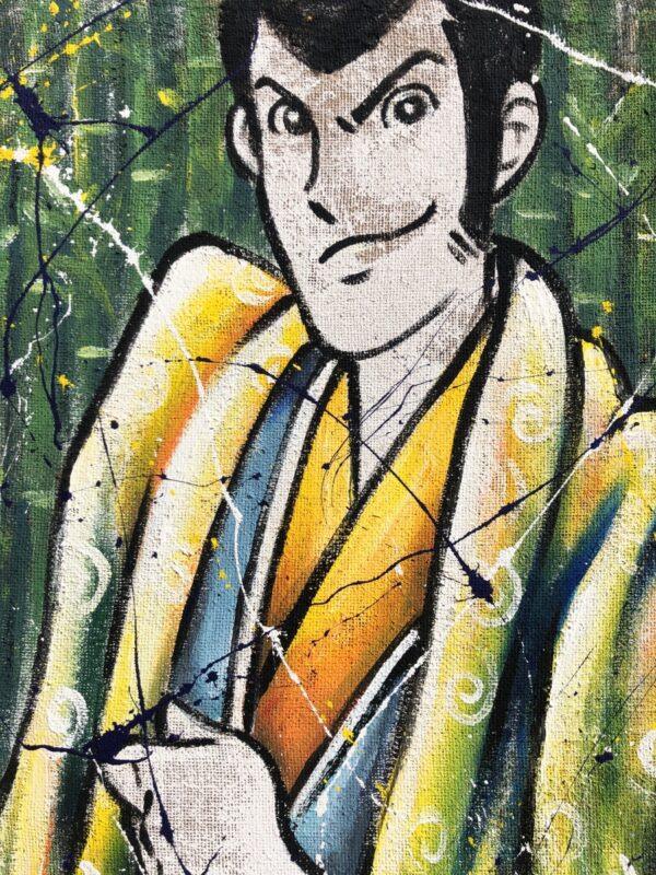 Juta Lupin con kimono