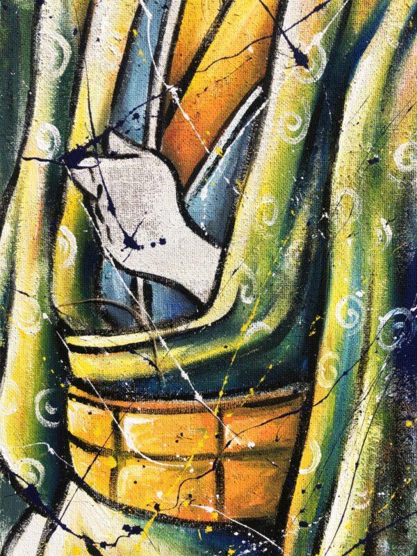 Juta Lupin con kimono