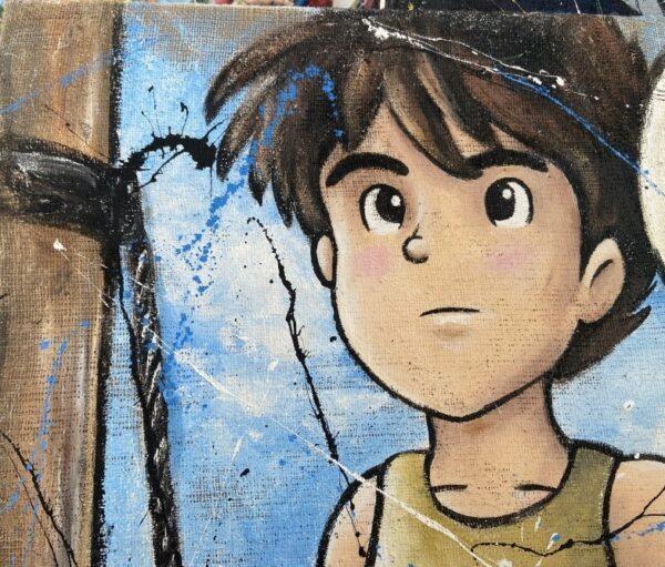 Juta Conan e Lana sulla Barca