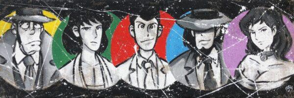 Juta Lupin Cinque Personaggi Modern Nero