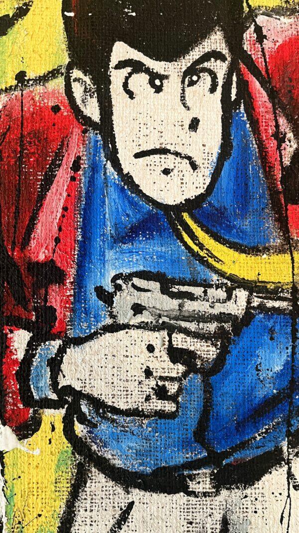 Lupin in azione Figura Intera