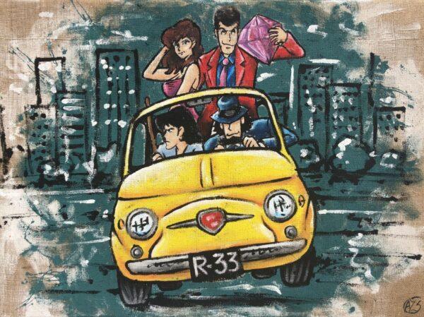 Juta Lupin 500 Diamante Sfondo Città