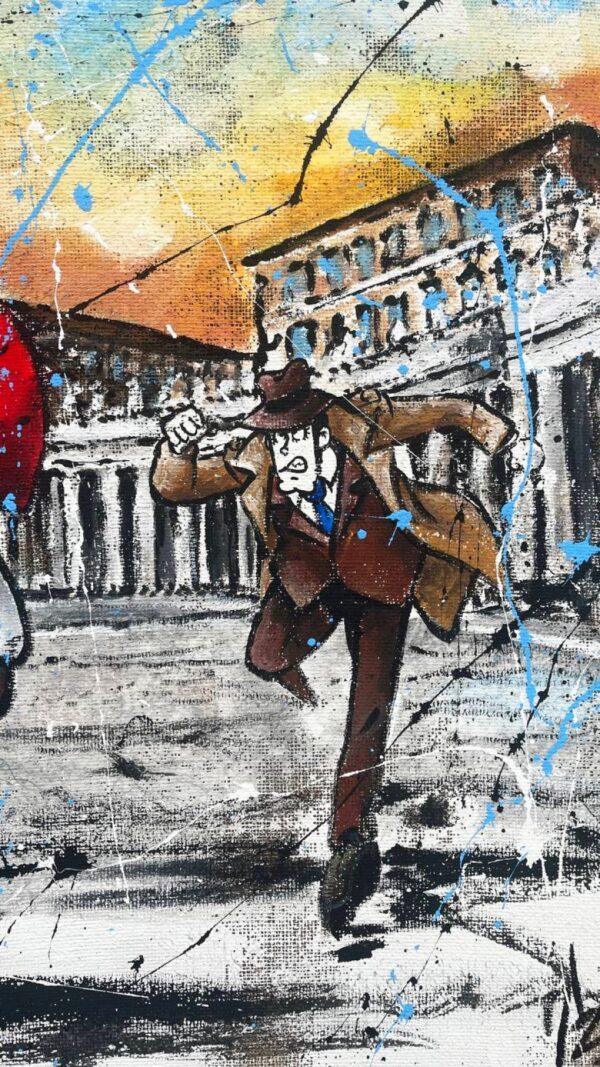 Juta Lupin e Zenigata inseguimento a San Pietro