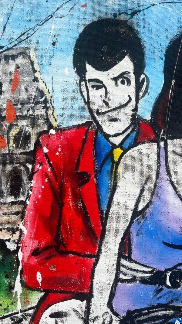 Juta Lupin e Fujiko Viaggio in vespa a Roma