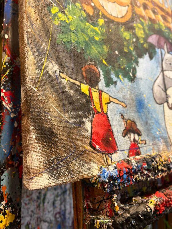 Juta Anime Miyazaki Quadrato Totoro