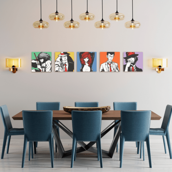 Tela Quadrato Comic Fujiko