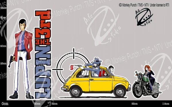 Set Adesivi Lupin Terzo Sagomati