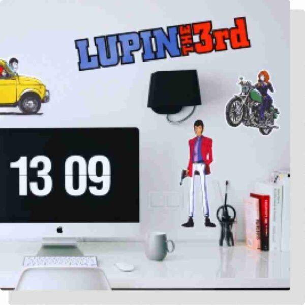 Set Adesivi Lupin Terzo Sagomati