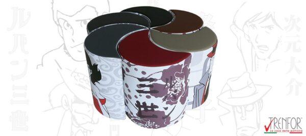 Pouffiore Spicchio Jigen Texture