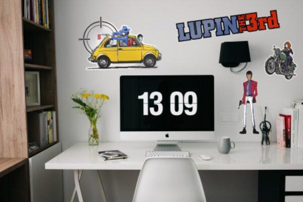 Set Adesivi Lupin Terzo Sagomati