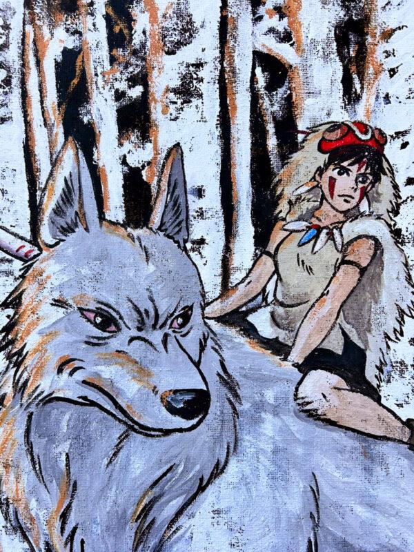 Principessa Mononoke e il suo lupo