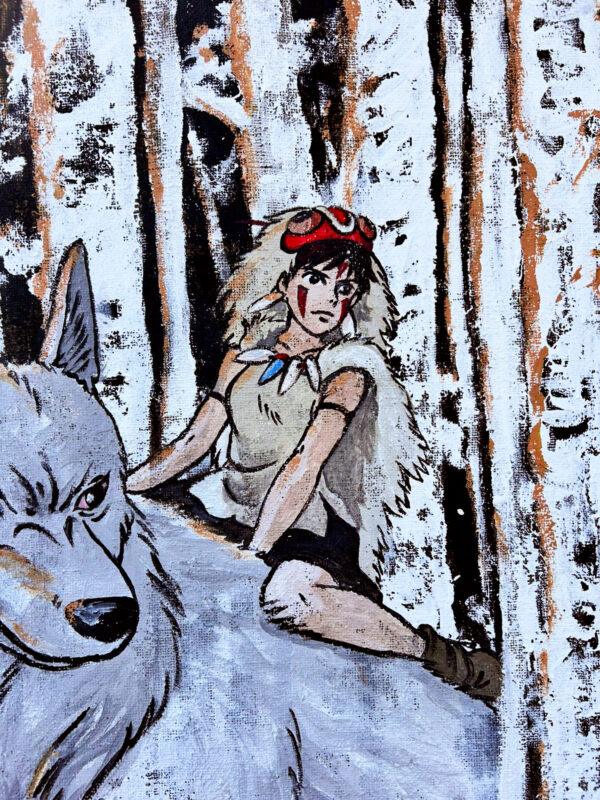 Principessa Mononoke e il suo lupo