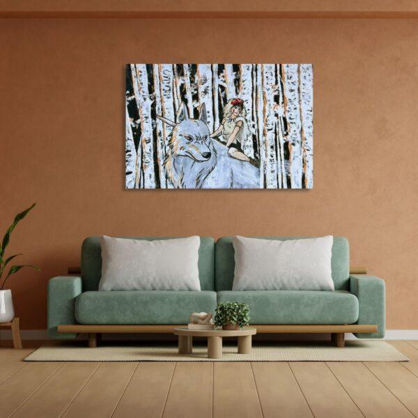 Principessa Mononoke e il suo lupo