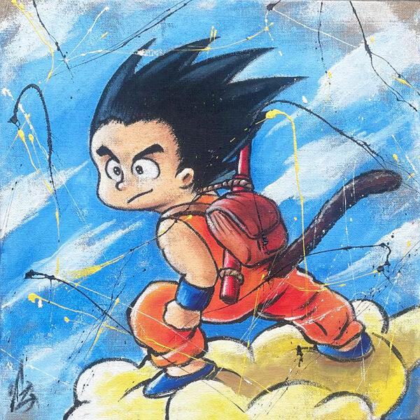 Dragon Ball - Goku sulla sua nuvola Speedy