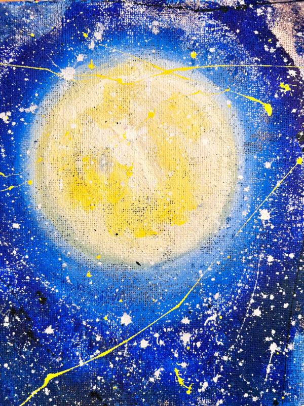 Juta Il Piccolo Principe e la Volpe sulla luna