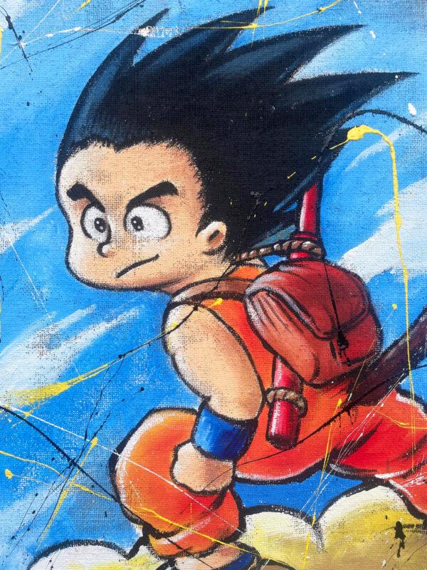 Dragon Ball - Goku sulla sua nuvola Speedy