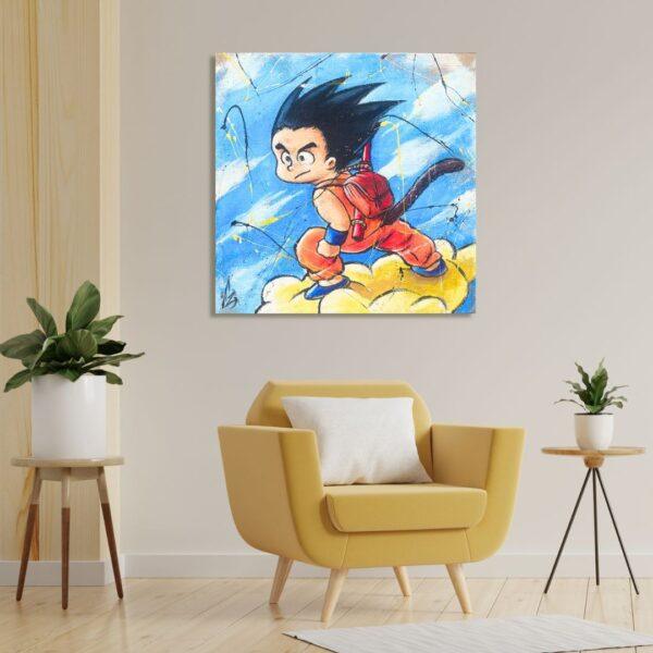 Dragon Ball - Goku sulla sua nuvola Speedy