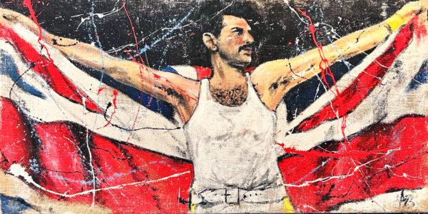 Freddie Mercury bandiera inglese