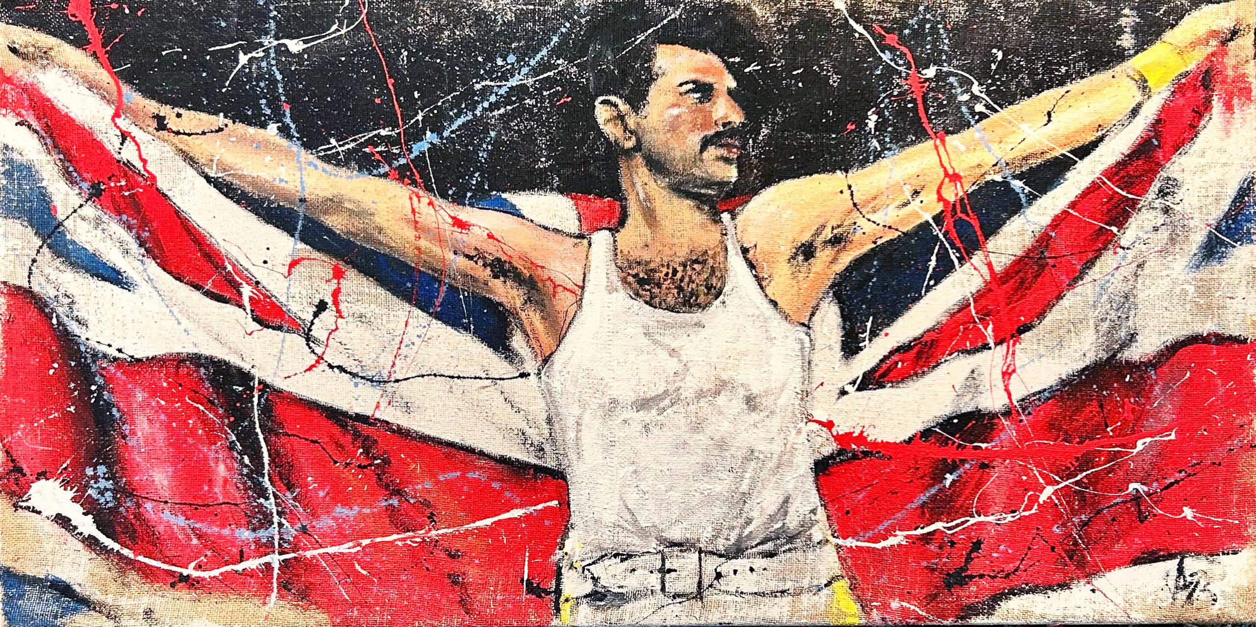 Freddie Mercury bandiera inglese